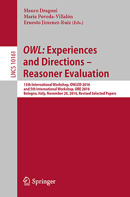 E-Book (pdf) OWL: Experiences and Directions - Reasoner Evaluation von 