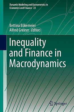 Livre Relié Inequality and Finance in Macrodynamics de 