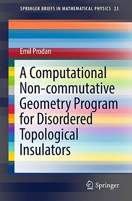 E-Book (pdf) A Computational Non-commutative Geometry Program for Disordered Topological Insulators von Emil Prodan