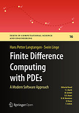 Livre Relié Finite Difference Computing with PDEs de Hans Petter Langtangen, Svein Linge