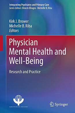 Livre Relié Physician Mental Health and Well-Being de 