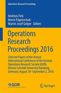 eBook (pdf) Operations Research Proceedings 2016 de 