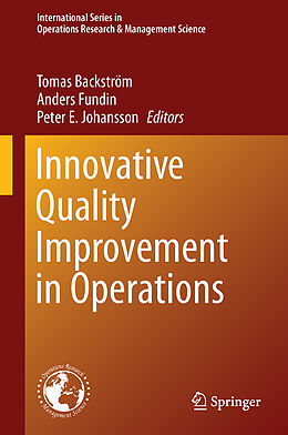 Fester Einband Innovative Quality Improvements in Operations von 