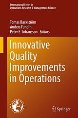 eBook (pdf) Innovative Quality Improvements in Operations de 