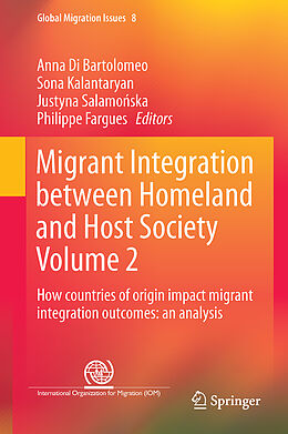 Livre Relié Migrant Integration between Homeland and Host Society Volume 2 de 