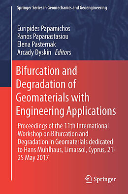 Fester Einband Bifurcation and Degradation of Geomaterials with Engineering Applications von Euripides Papamichos, Panos Papanastasiou, Elena et al Pasternak