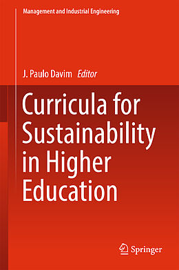 Fester Einband Curricula for Sustainability in Higher Education von 