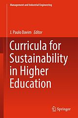 eBook (pdf) Curricula for Sustainability in Higher Education de 