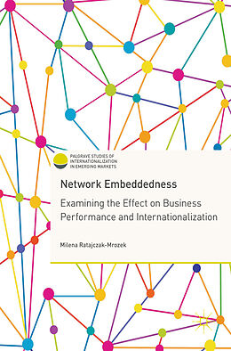 Livre Relié Network Embeddedness de Milena Ratajczak-Mrozek