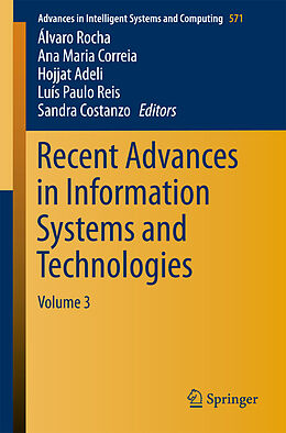 Kartonierter Einband Recent Advances in Information Systems and Technologies von 
