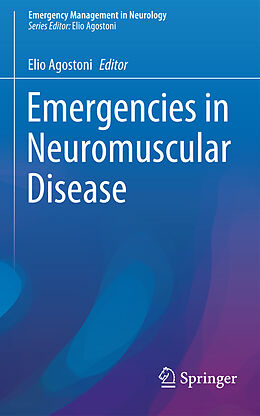 Couverture cartonnée Emergencies in Neuromuscular Disease de 