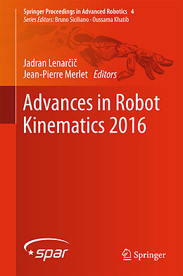 Livre Relié Advances in Robot Kinematics 2016 de 