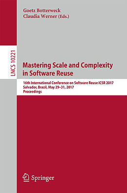 Kartonierter Einband Mastering Scale and Complexity in Software Reuse von 