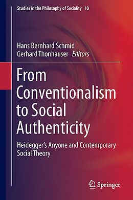 Livre Relié From Conventionalism to Social Authenticity de 