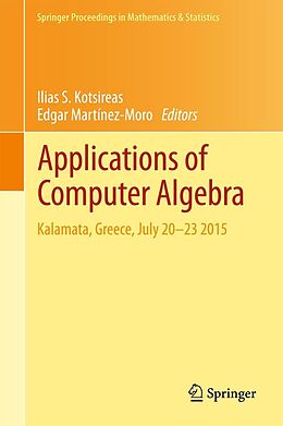 eBook (pdf) Applications of Computer Algebra de 