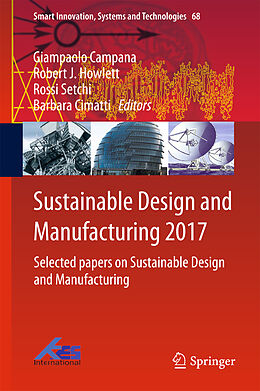 Fester Einband Sustainable Design and Manufacturing 2017 von 