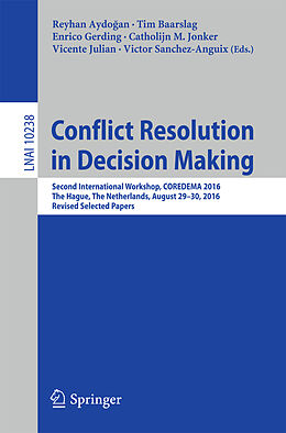 Kartonierter Einband Conflict Resolution in Decision Making von 