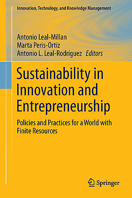 Livre Relié Sustainability in Innovation and Entrepreneurship de 