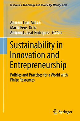 eBook (pdf) Sustainability in Innovation and Entrepreneurship de 