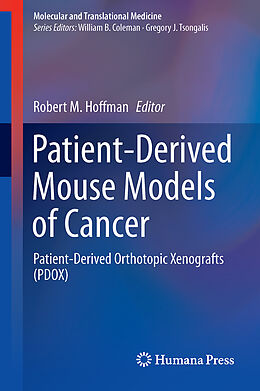 Fester Einband Patient-Derived Mouse Models of Cancer von 