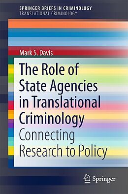 eBook (pdf) The Role of State Agencies in Translational Criminology de Mark S Davis