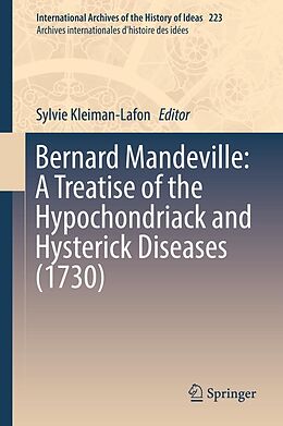 eBook (pdf) Bernard Mandeville: A Treatise of the Hypochondriack and Hysterick Diseases (1730) de 