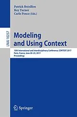 E-Book (pdf) Modeling and Using Context von 