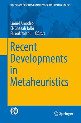 eBook (pdf) Recent Developments in Metaheuristics de 