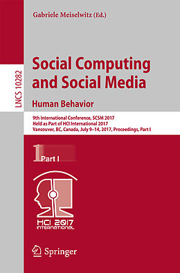 E-Book (pdf) Social Computing and Social Media. Human Behavior von 