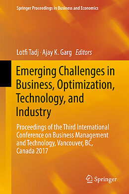 Livre Relié Emerging Challenges in Business, Optimization, Technology, and Industry de 