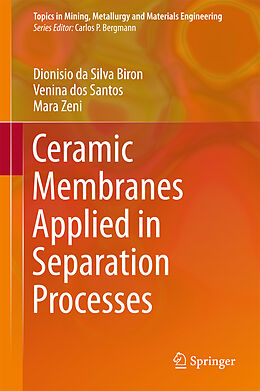 Fester Einband Ceramic Membranes Applied in Separation Processes von Dionisio da Silva Biron, Venina dos Santos, Mara Zeni