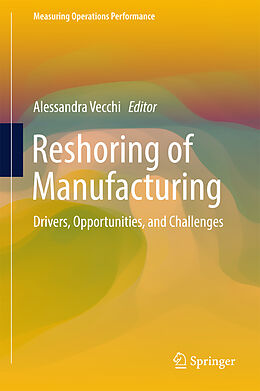 Livre Relié Reshoring of Manufacturing de 