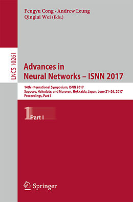 Kartonierter Einband Advances in Neural Networks - ISNN 2017 von 