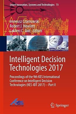 E-Book (pdf) Intelligent Decision Technologies 2017 von 