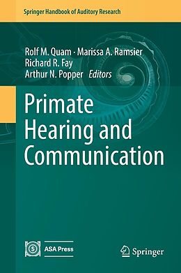 eBook (pdf) Primate Hearing and Communication de 