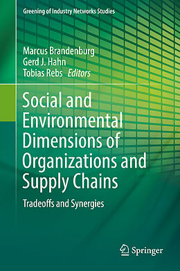 E-Book (pdf) Social and Environmental Dimensions of Organizations and Supply Chains von 