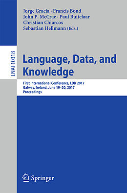 Kartonierter Einband Language, Data, and Knowledge von 