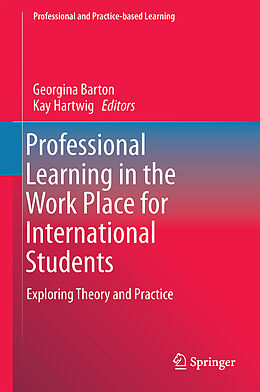 Livre Relié Professional Learning in the Work Place for International Students de 
