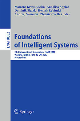 Kartonierter Einband Foundations of Intelligent Systems von 