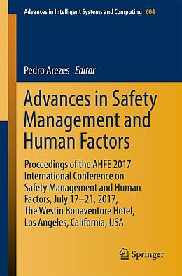 E-Book (pdf) Advances in Safety Management and Human Factors von 