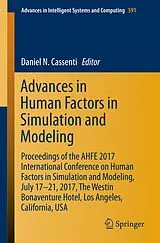 Kartonierter Einband Advances in Human Factors in Simulation and Modeling von