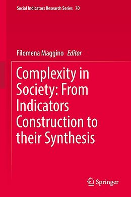 eBook (pdf) Complexity in Society: From Indicators Construction to their Synthesis de 