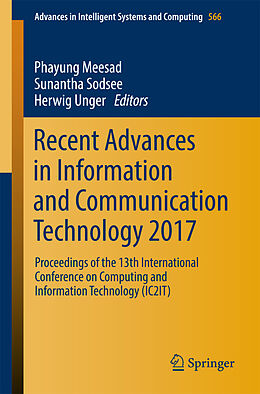 Couverture cartonnée Recent Advances in Information and Communication Technology 2017 de 