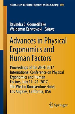 E-Book (pdf) Advances in Physical Ergonomics and Human Factors von 