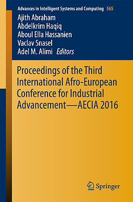 Kartonierter Einband Proceedings of the Third International Afro-European Conference for Industrial Advancement   AECIA 2016 von 