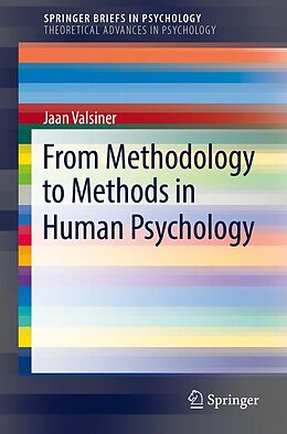 eBook (pdf) From Methodology to Methods in Human Psychology de Jaan Valsiner