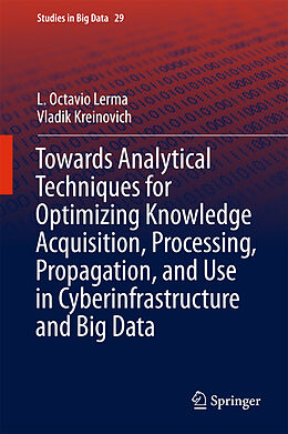 Fester Einband Towards Analytical Techniques for Optimizing Knowledge Acquisition, Processing, Propagation, and Use in Cyberinfrastructure and Big Data von Vladik Kreinovich, L. Octavio Lerma