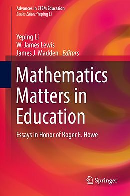 eBook (pdf) Mathematics Matters in Education de 