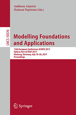 Kartonierter Einband Modelling Foundations and Applications von 