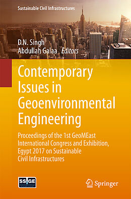 Couverture cartonnée Contemporary Issues in Geoenvironmental Engineering de 